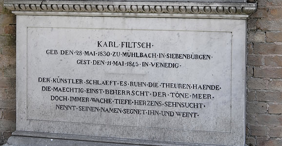 Grabstein Karl Filtsch