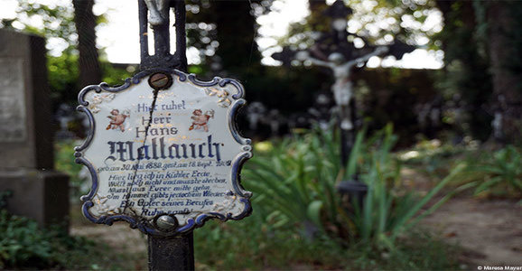 Grabstein Hier ruht Hans Mallauch