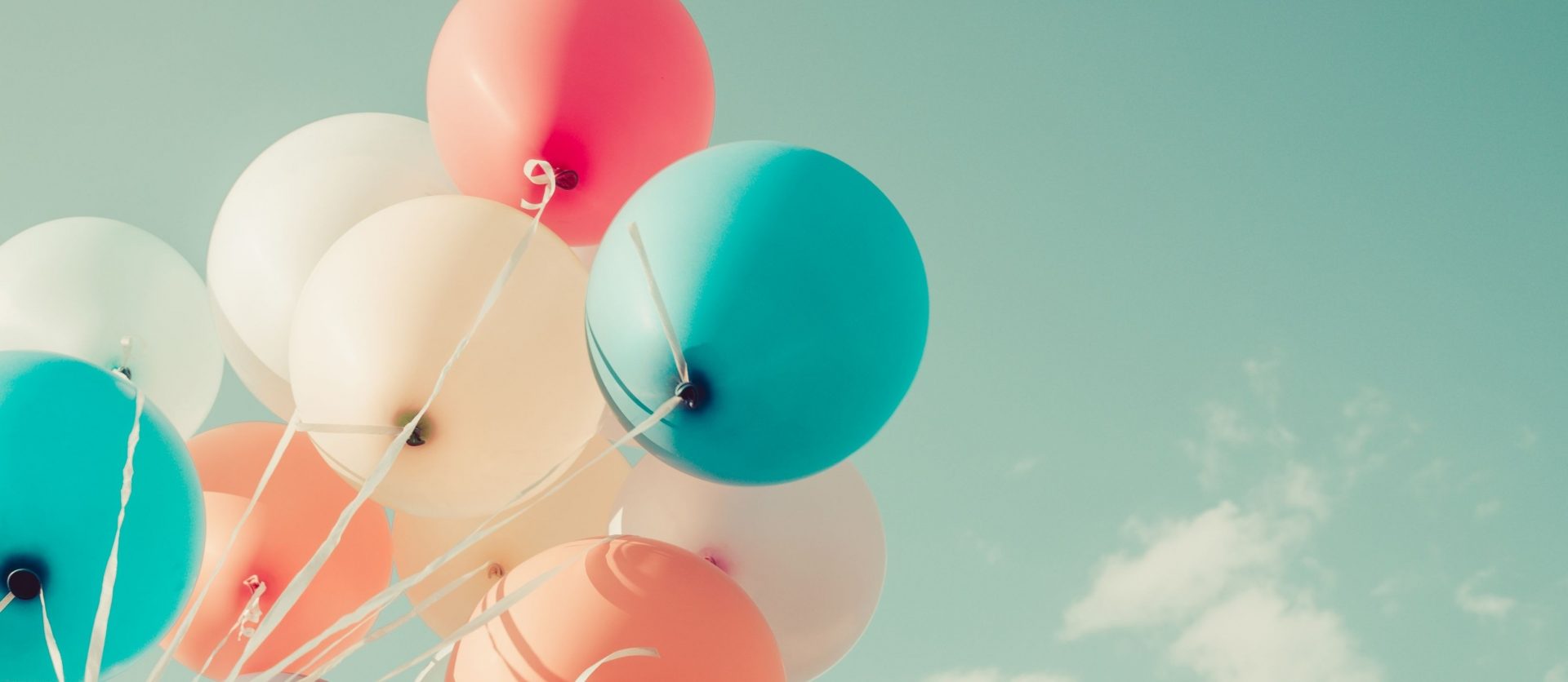 Farbige Luftballons
