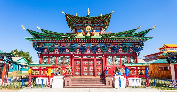 Ivolginsky datsan bei Ulan