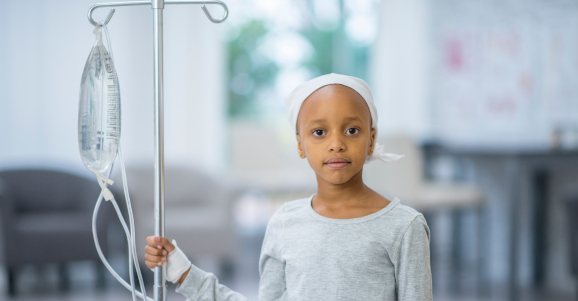Mädchen im Krankenhaus