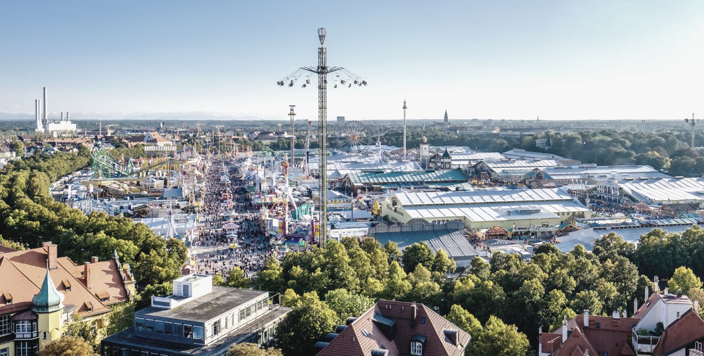 Oktoberfest von oben