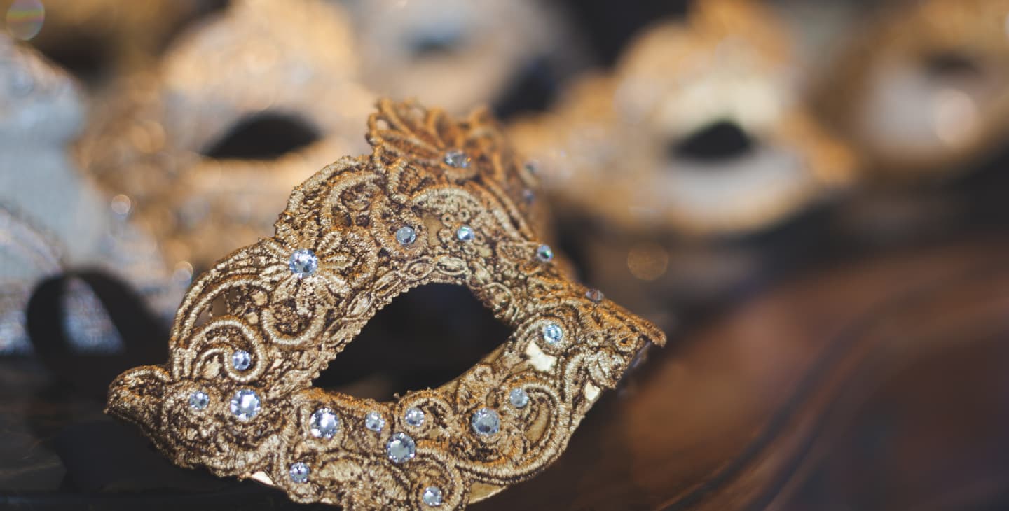 Maske von Karneval
