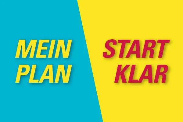 MeinPlan StartKlar Plakat MeinPlan StartKlar Plakat