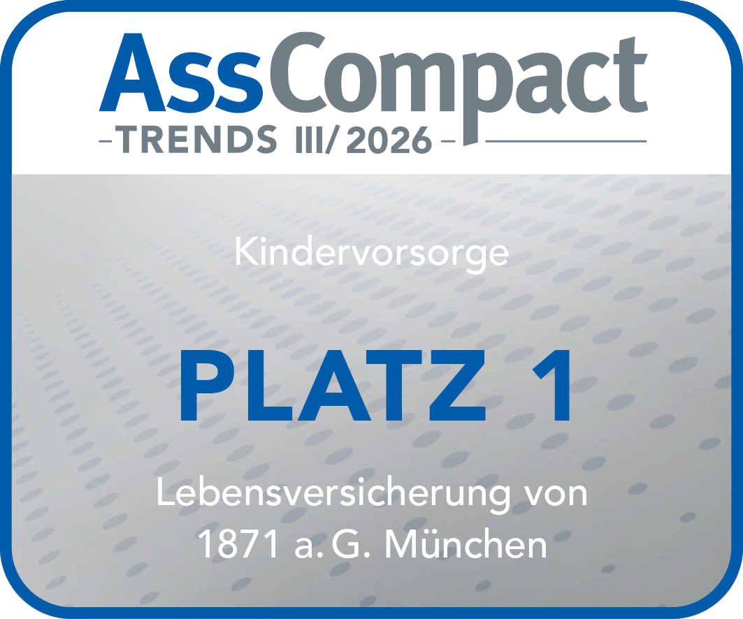 LV 1871_TRENDS III 2026_Kindervorsorge_Platz 1 - LV 1871 LV 1871_TRENDS II 2025_Kindervorsorge_Platz 3