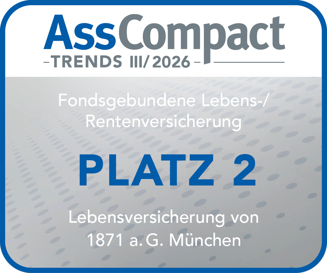 LV 1871_TRENDS III 2026_Fondsgebundene_LRV_Platz 2 - LV 1871 LV 1871_TRENDS III 2025_Fondsgebundene_LRV_Platz 3