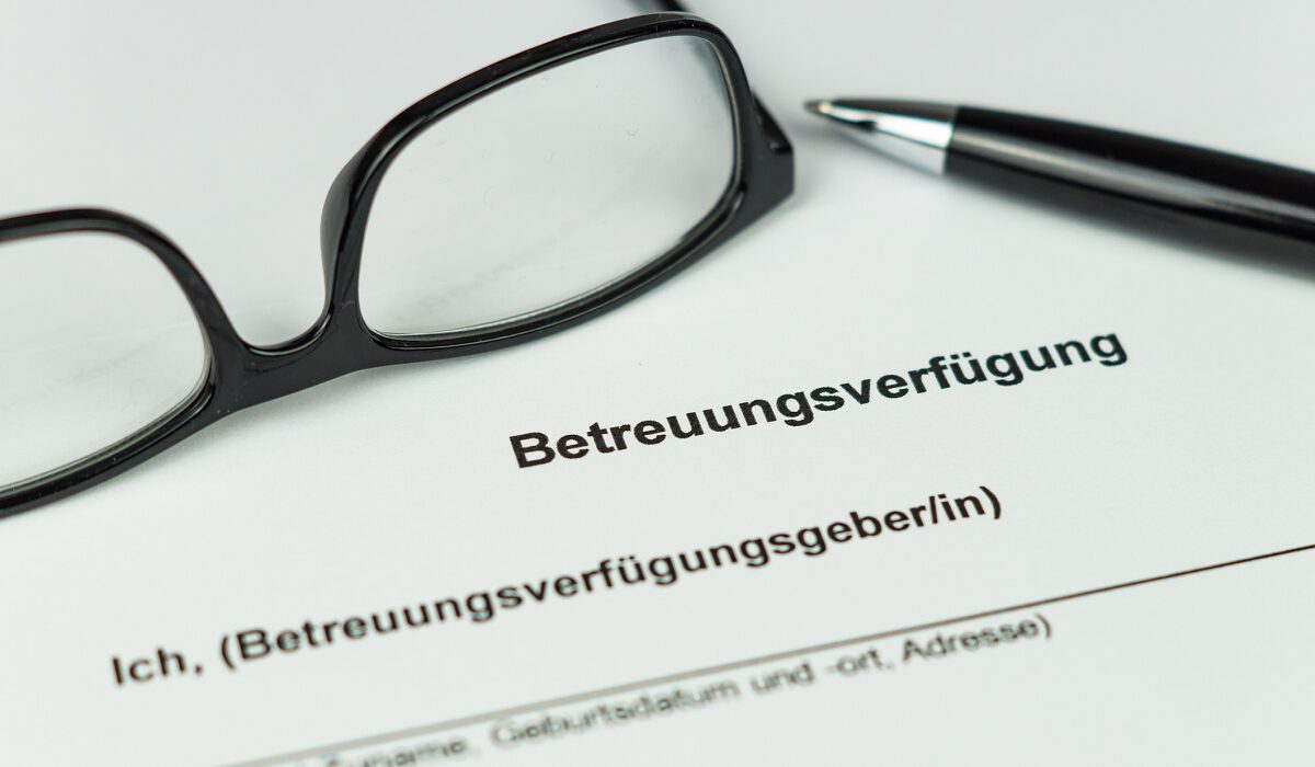 Betreuungsverfuegung