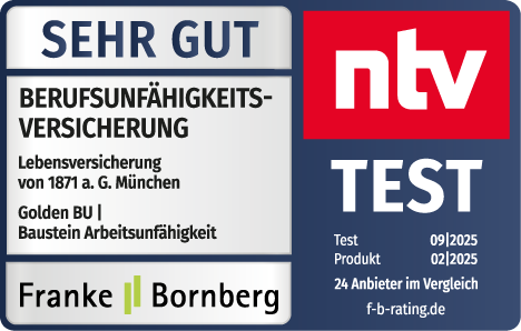 Qualitaetssiegel-FuB-ntv-Mustersiegel-SehrGut-AKS-BU-02_quer - LV 1871 Qualitätssiegel ntv-Test für Berufsunfähigkeitsversicherungen: LV 1871 mit sehr gut bewertet