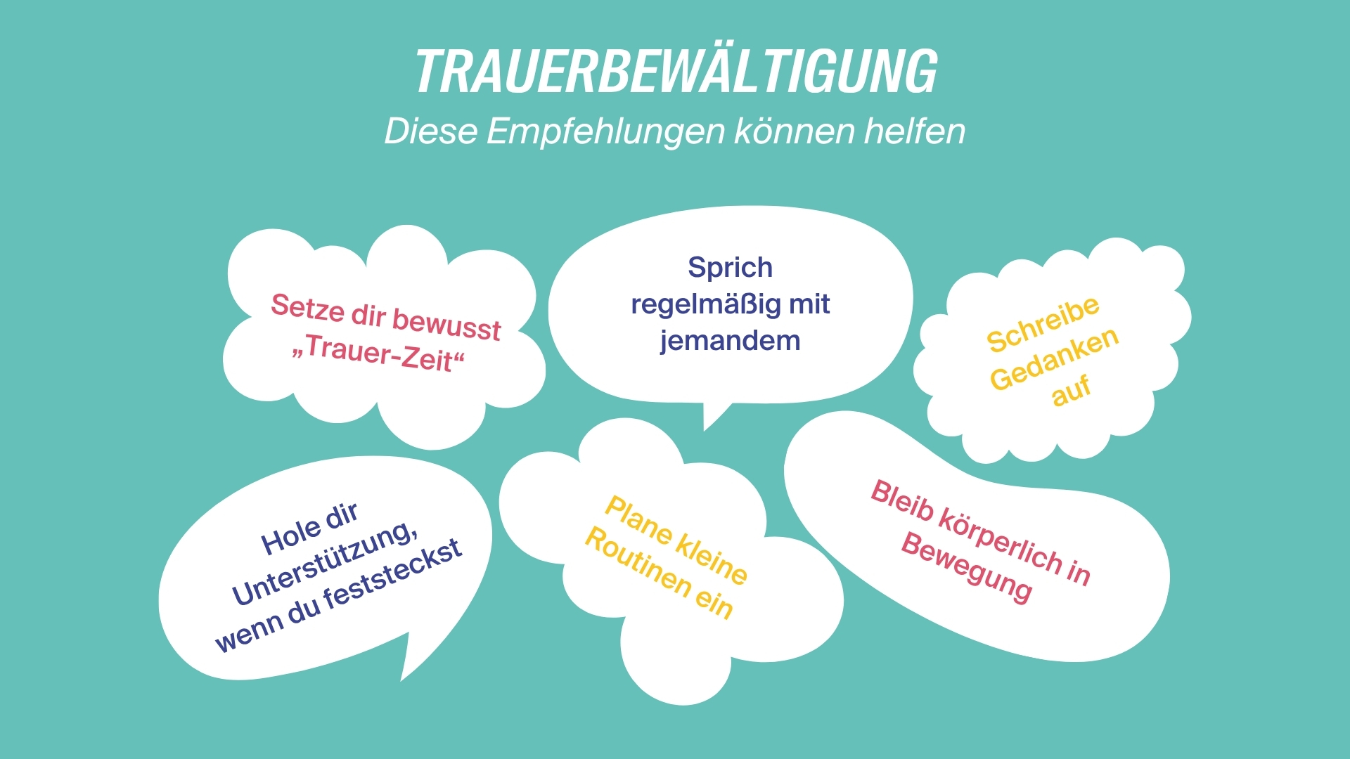 Tipps zur Bewältigung von Trauer